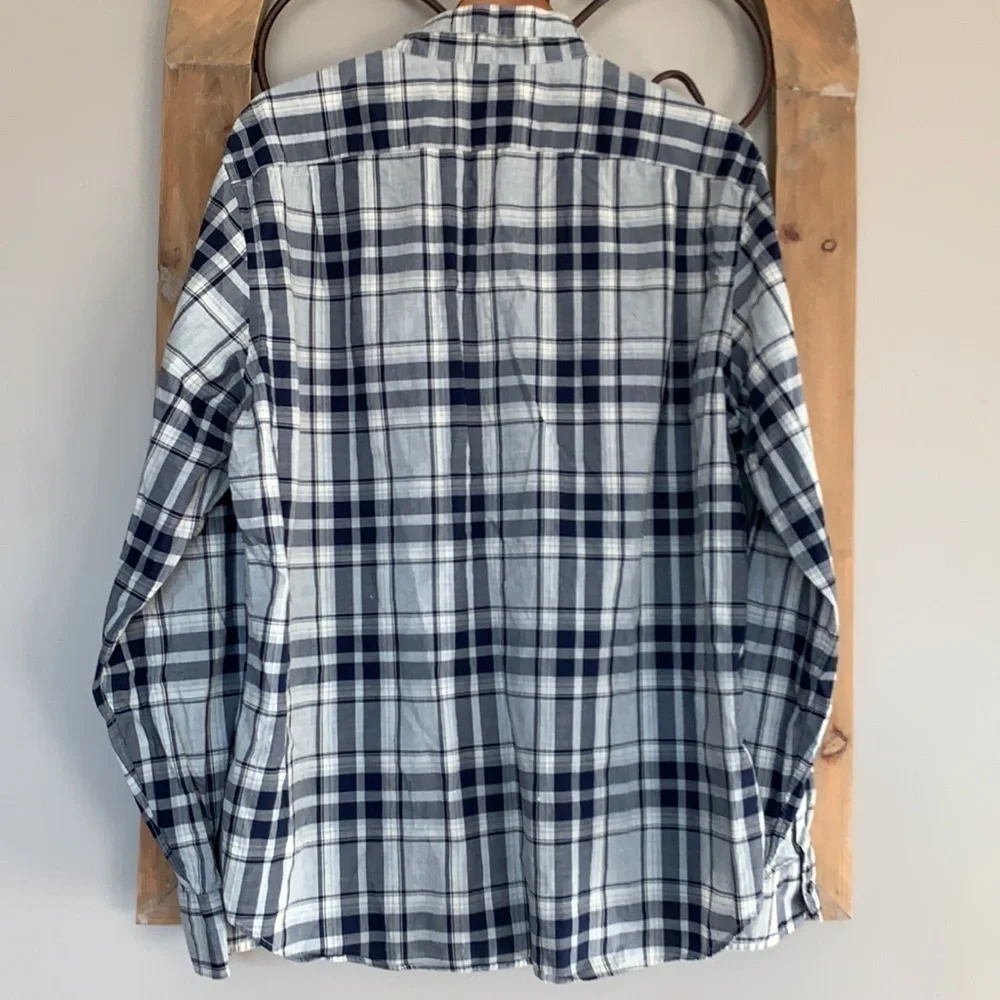J Crew plaid button up